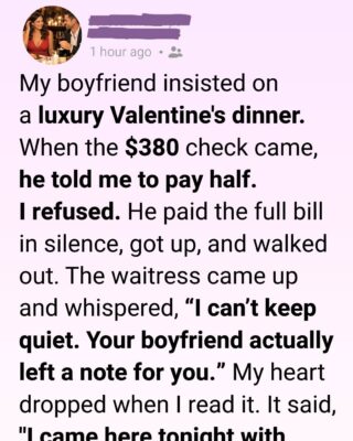 A Valentine’s Dinner That Changed Everything: When One “Test” Shattered Seven Years