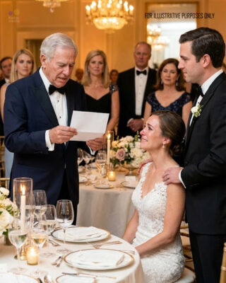 When a poor father gave his daughter an ordinary envelope at her wedding, the groom’s wealthy relatives couldn’t help but laugh at such a “generous” gift.