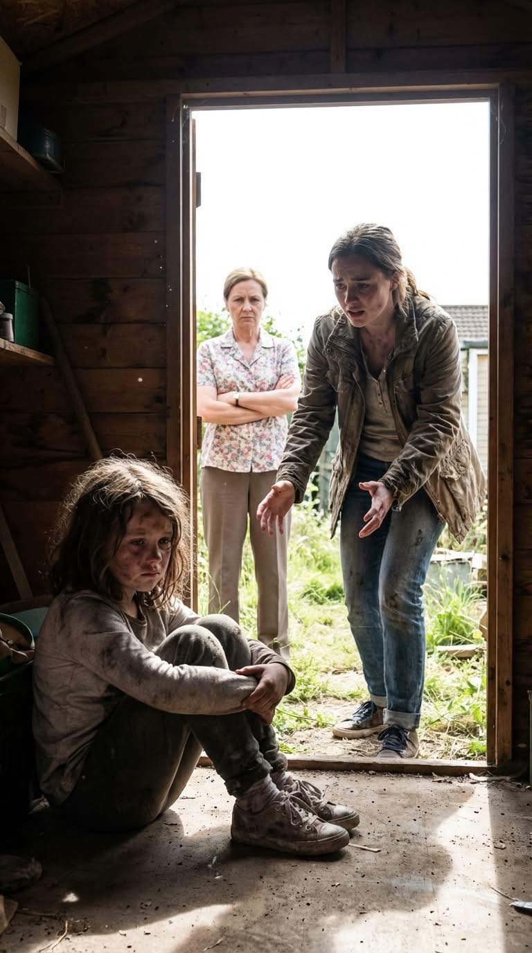 My mother locked my eight-year-old daughter in a storage room for two days—no food, no water, all because of a toy her precious grandson wanted. When I finally forced the door open and hugged her, she collapsed into my arms and whispered, “Mommy… I was so scared.
