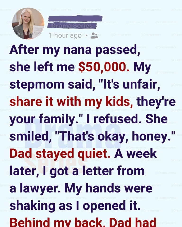 I Refuse to Share My Nana’s Inheritance—Then My Father Pulled Out a Legal Trap I Never Saw Coming