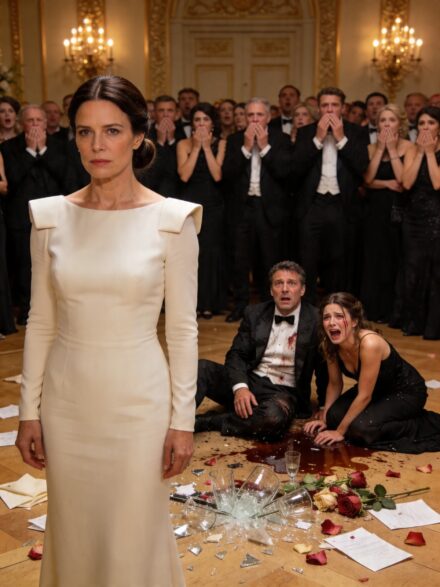 My husband introduced me to his boss as “the nanny” to seem more important at the gala, but he didn’t know that I was the woman who had secretly saved the company… and I fired him in front of everyone.