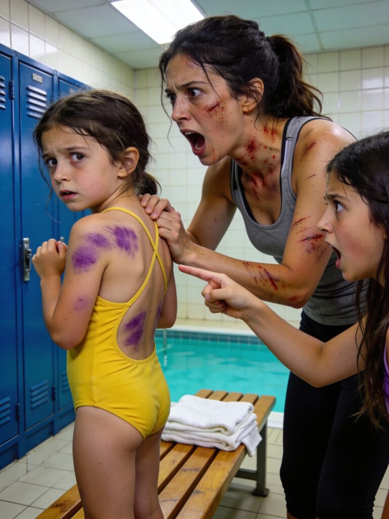 My sister asked me to watch my niece while she was away on a business trip. For the first time, I took her to the pool with my daughter.