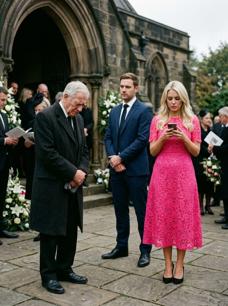 At my wife’s funeral, I heard my daughter-in-law lean over and whisper to my son, “This feels more like a party than a funeral.” But when the attorney finally opened the letter Elena had left behind, I understood that her coldness was only the beginning.