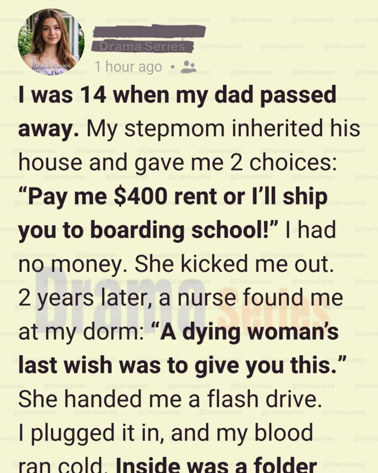 My Stepmom Kicked Me Out at 14—2 Years Later, Her Final Secret Changed Everything