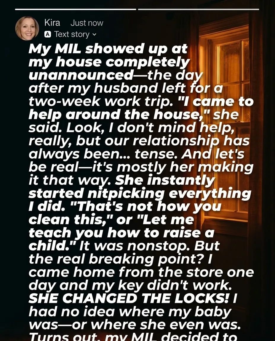 My Mother-in-Law Tried to Evict Me from My Own Home While My Husband Was out of Town – Her Plan Backfired Spectacularly