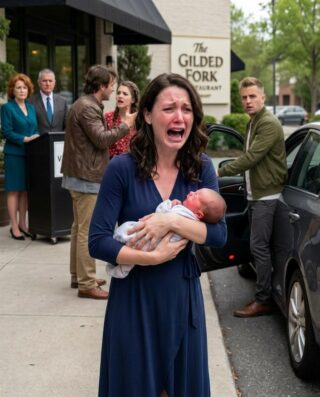 After giving birth to our daughter just four days ago, my husband asked me to take a car service home alone with the baby, while he drove my car to have a lavish dinner with his parents at Marcello’s.