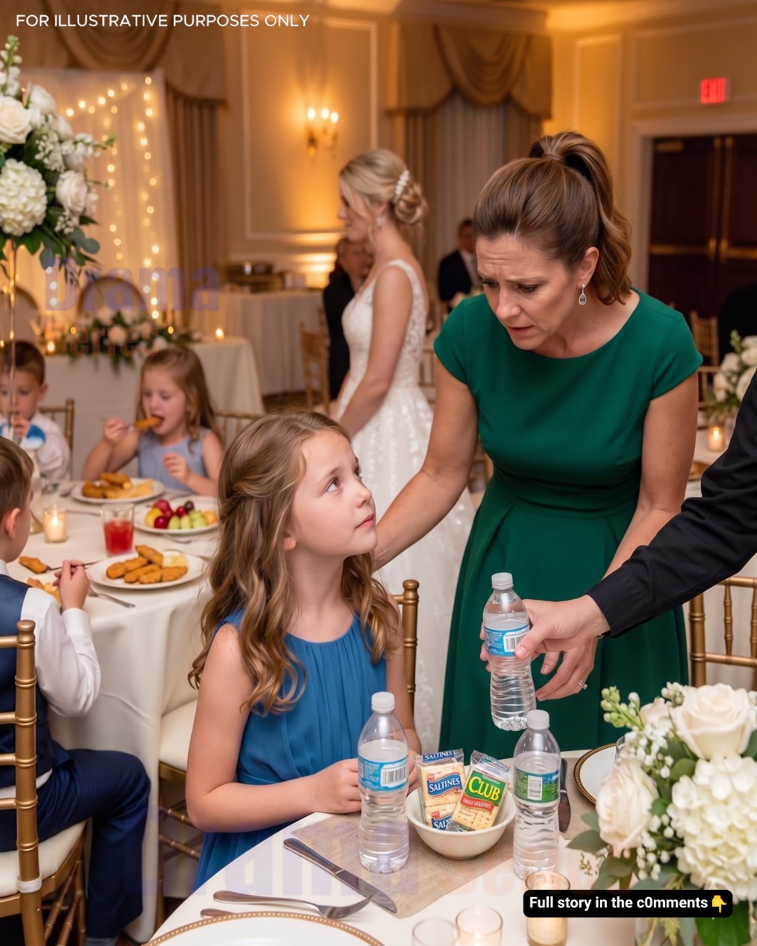 At My Brother’s Wedding, Every Child Got a Special Meal—Except My 8-Year-Old… She Was Given Crackers and Water