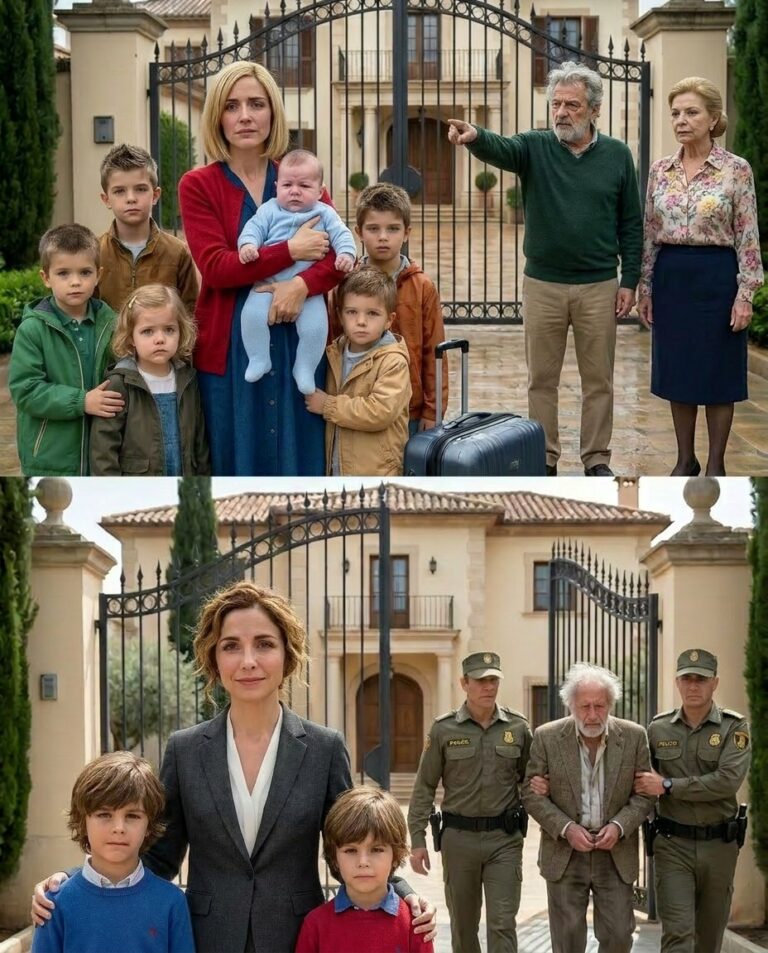 They threw me and my six children out into the rain before my husband’s grave was even dry. My father-in-law pointed at the door and said, “Your husband is d3ad. This house belongs to the family.”