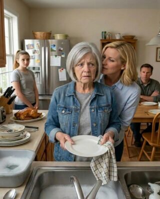 While cleaning up after a family dinner, 65-year-old Adelaide was at the sink when her daughter-in-law leaned in and quietly said, “You old witch, I only put up with you because of my husband.”