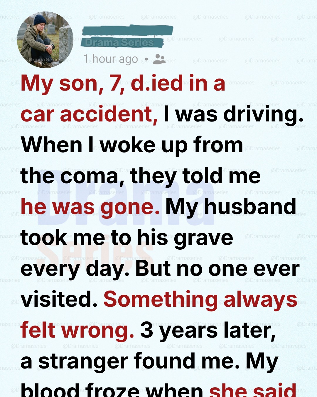 For 3 Years I Cried at My Son’s Grave… Until a Stranger Revealed the Terrifying Truth