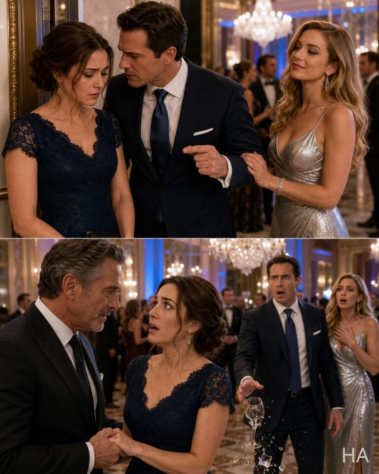 My Husband Told Me to Stay in the Back Because My Dress Was “Embarrassing”—Then the Billionaire CEO Took My Hand and Said, “I’ve Loved You for 30 Years.”