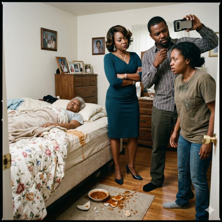 The day my mother-in-law died, my husband didn’t cry. Instead, he pulled out his cell phone, pointed the camera at my face, and said, “Isabel, repeat after me: you gave her the broth.”