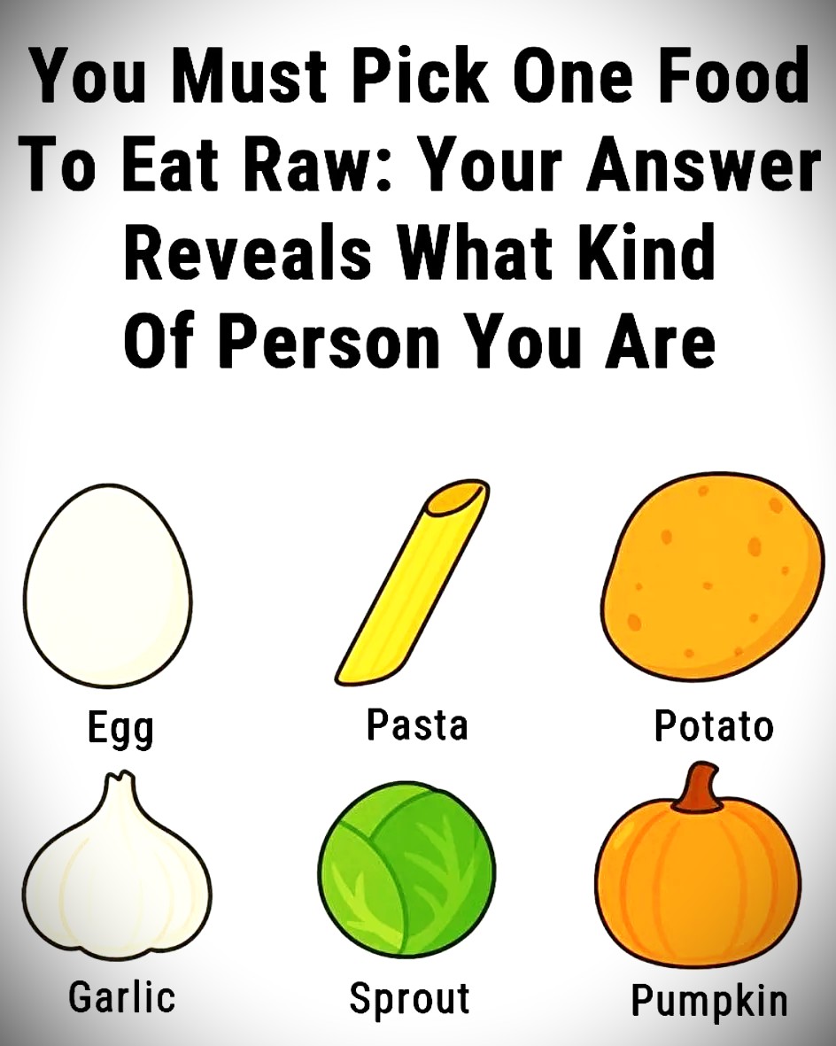 The One-Food Personality Test: Pick a Raw Food and Reveal a Hidden Side of Yourself