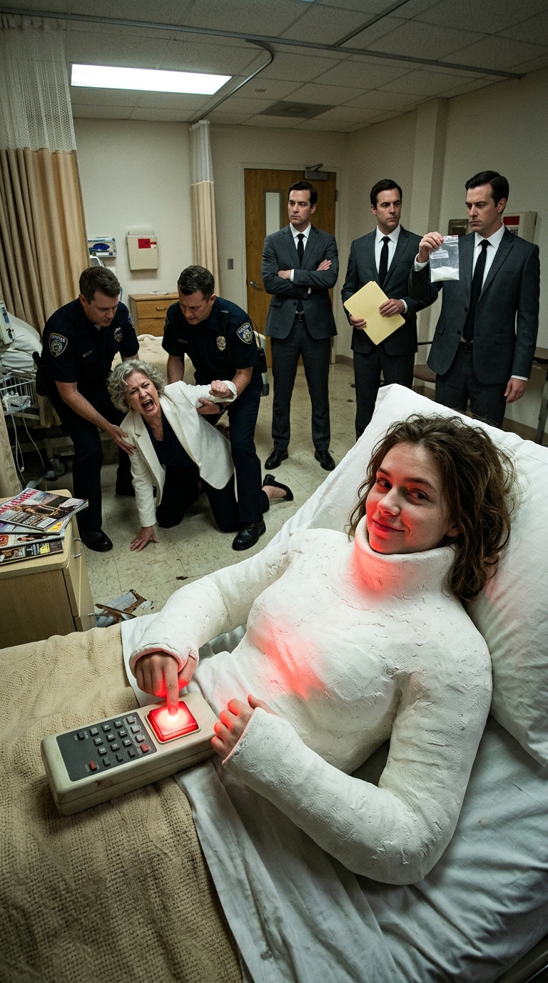 Trapped in a full-body cast after a “suspicious” balcony fall, I lay paralyzed in the ICU. My mother-in-law leaned over, violently pinching my bruised cheek. “You should have died in the fall, you cheap trash,” she whispered maliciously.