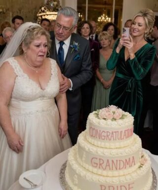 My Sister Sent a ‘Congratulations Grandma Bride’ Cake to My Wedding at 56 – What My Husband Did with It Made Everyone Gasp