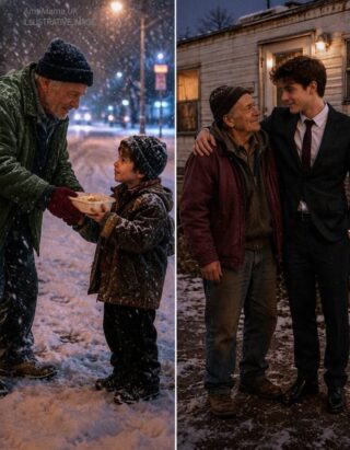 Kindness often has a way of circling back, even when it’s least expected. For one elderly teacher, a simple decision to help a struggling boy on a freezing winter day set off a chain of events that would come to light years later.