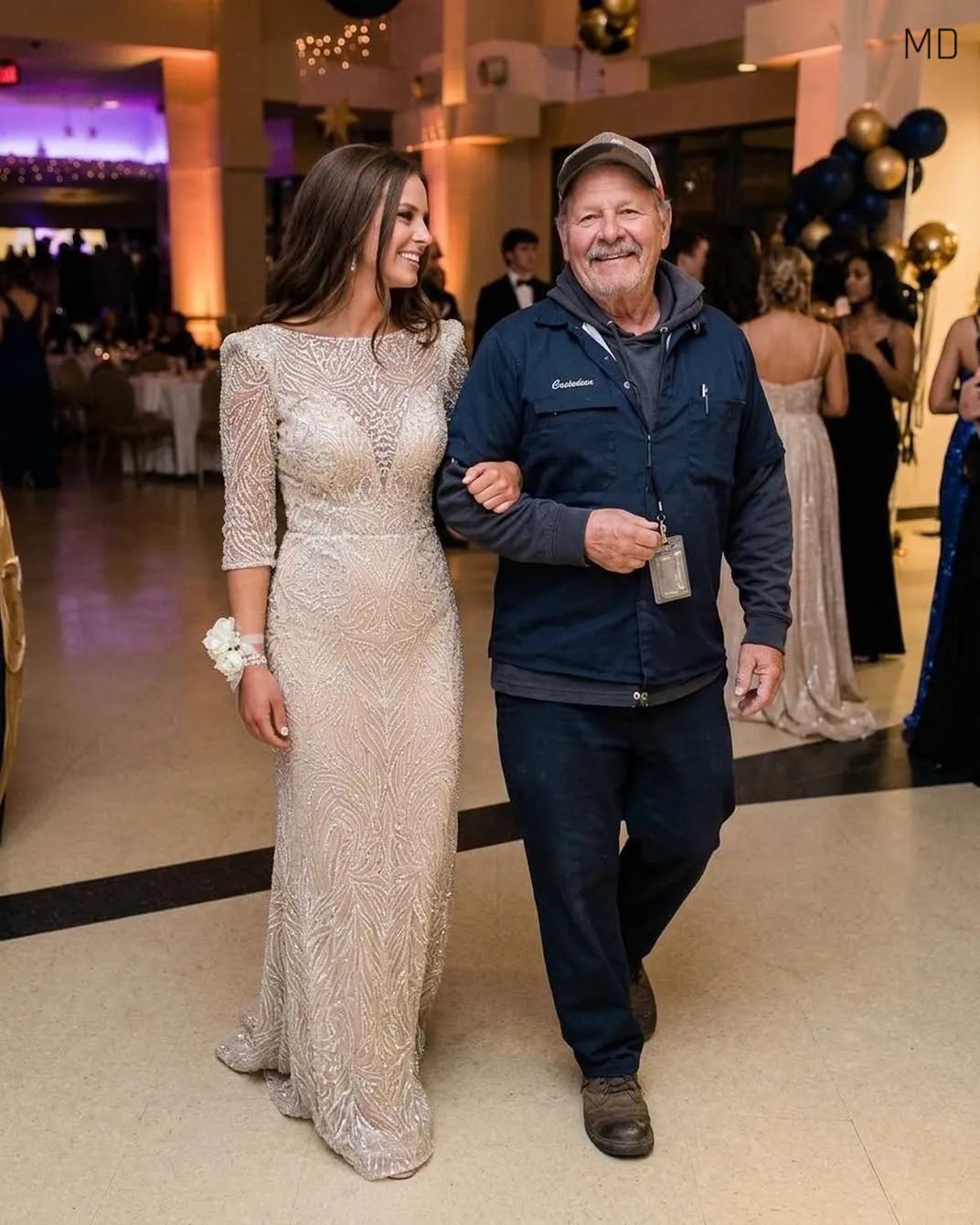 My Daughter Chose the School Janitor to Walk With Her at Graduation — Then His Emotional Message Changed Everything