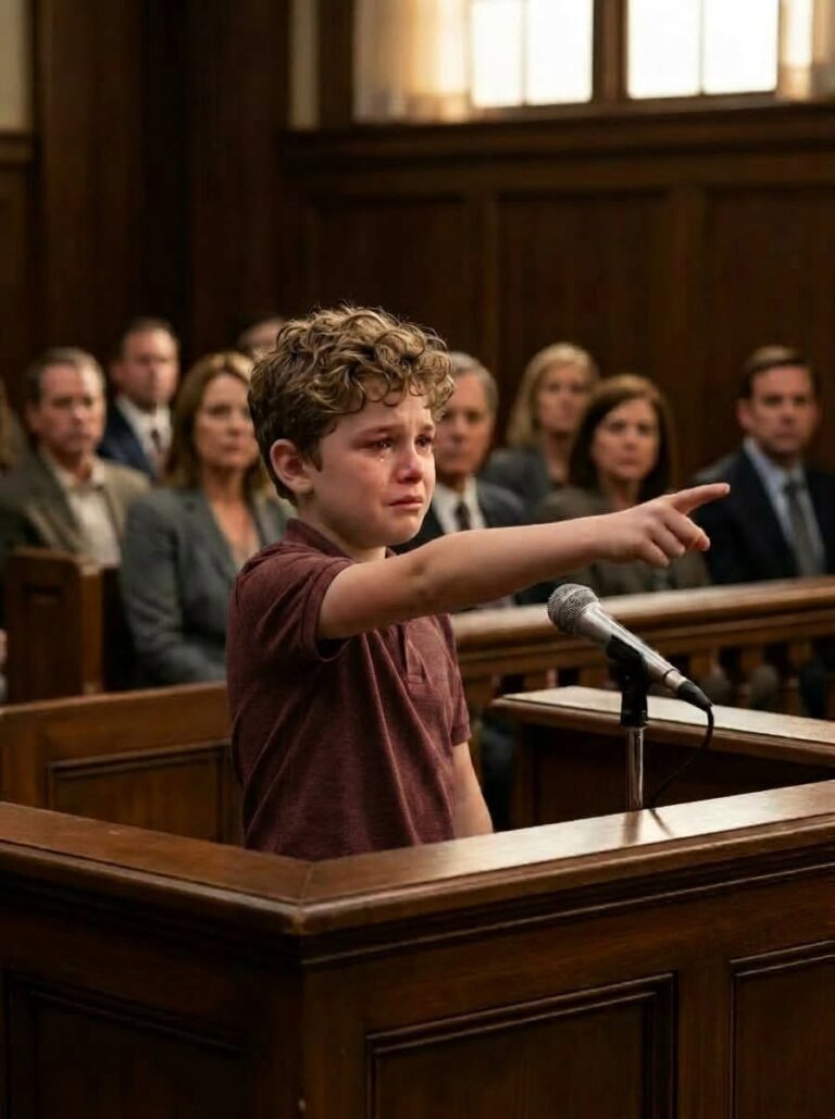 My Husband Claimed I Destroyed His Business in Court – Until My Little Son Suddenly Whispered, ‘The Person Who Framed You Is Here’