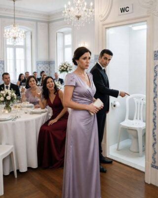 They stopped me by the bathroom door, alone and hu:miliated, while my husband laughed uproariously with his ex-wife. “It’s a joke,” they all said. But I grabbed my purse, walked out the door, and unleashed their worst karma upon them.