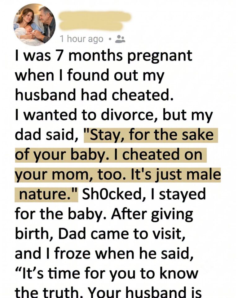 My Husband’s Affair Destroyed My Marriage While I Was Pregnant—Then My Father Confessed A Shocking Truth