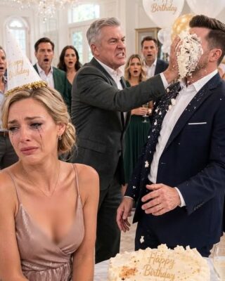 “Honey… what happened?” my father asked at my birthday party. My husband’s answer changed everything.