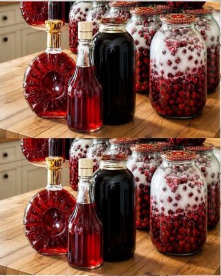 Sour cherry and strawberry liqueur: delicious taste and special aroma