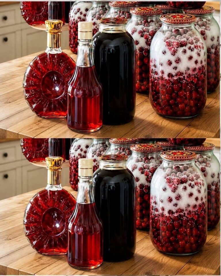 Sour cherry and strawberry liqueur: delicious taste and special aroma